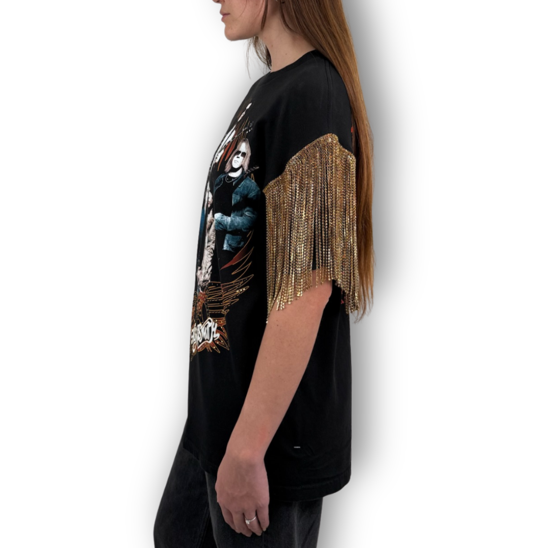 VINTAGE RHINESTONE AEROSMITH TSHIRT
