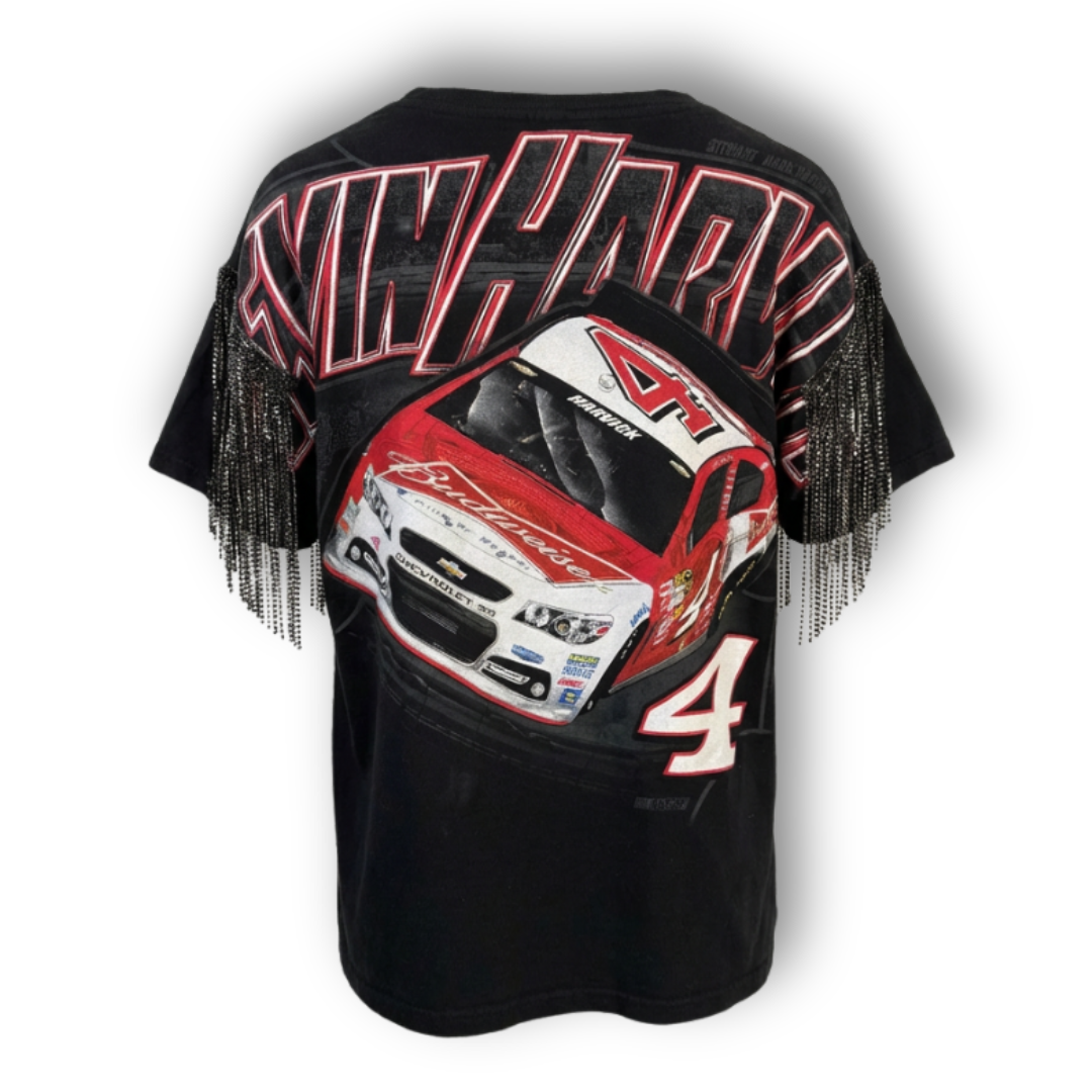 VINTAGE RHINESTONED RACING TSHIRT