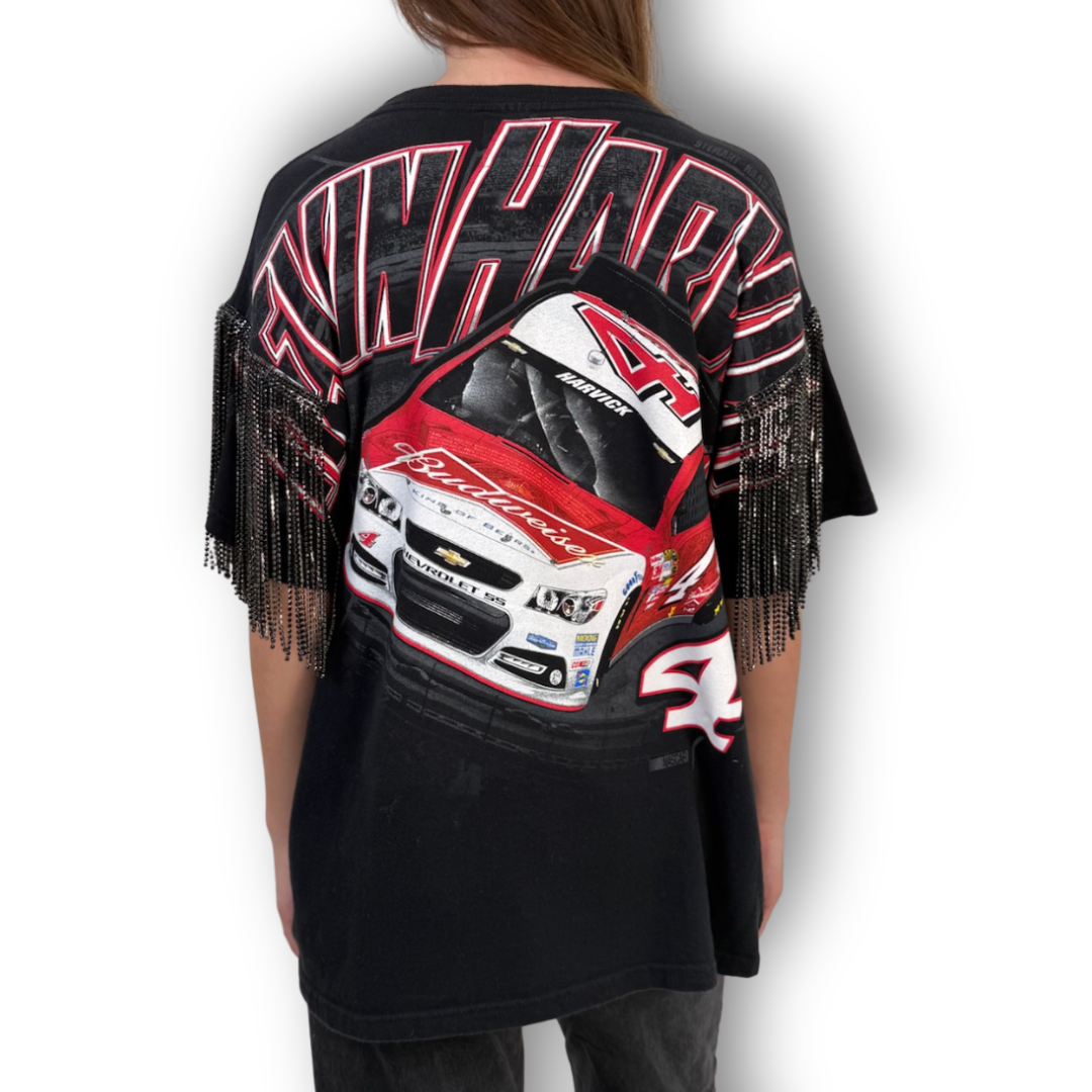 VINTAGE RHINESTONED RACING TSHIRT