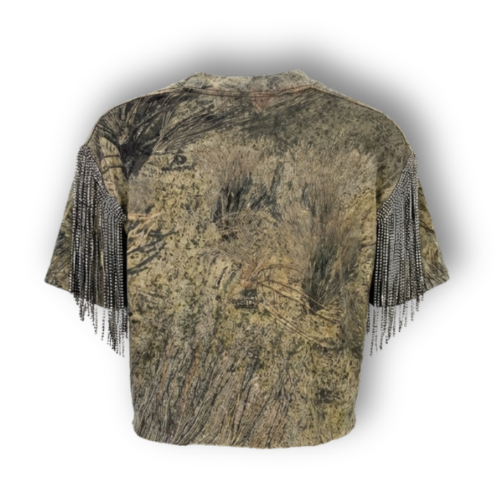VINTAGE RHINESTONE CAMO TSHIRT