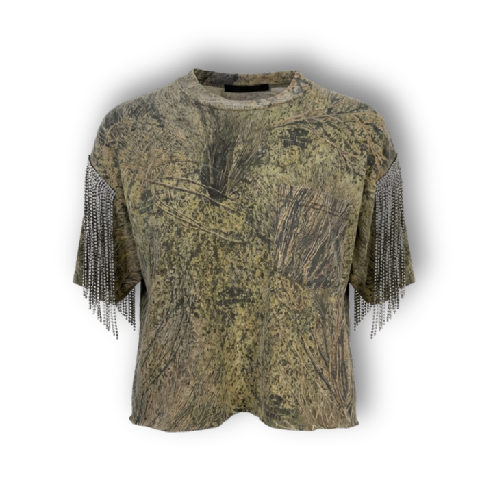 VINTAGE RHINESTONE CAMO TSHIRT