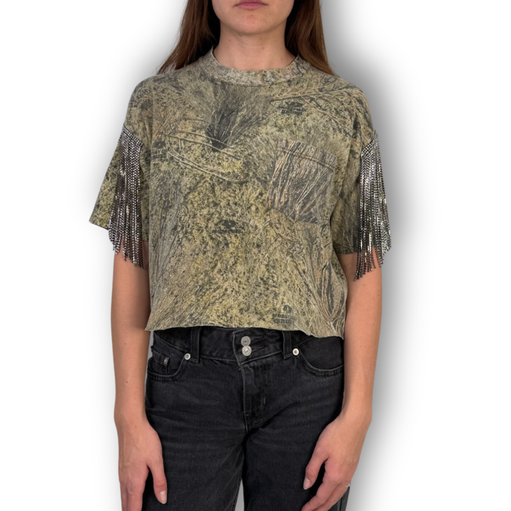VINTAGE RHINESTONE CAMO TSHIRT