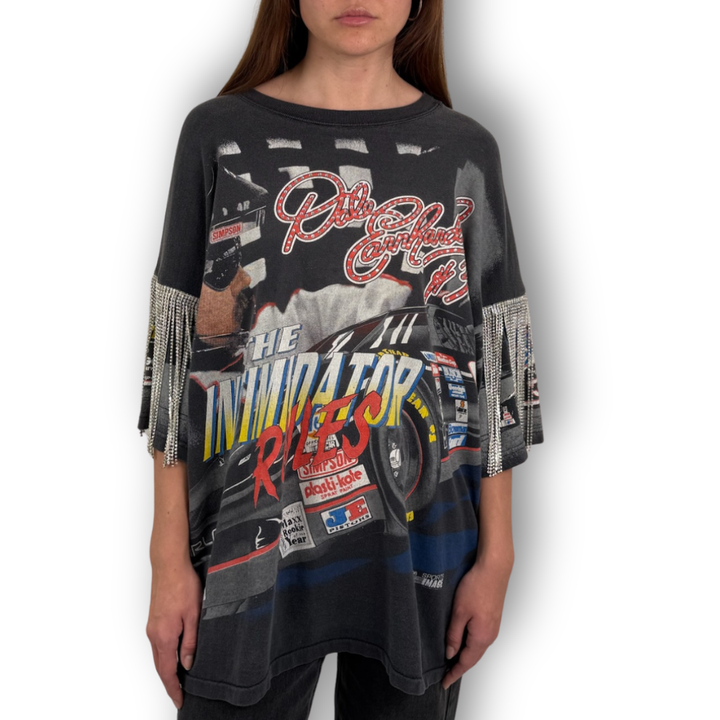 VINTAGE RHINESTONE RACING TSHIRT