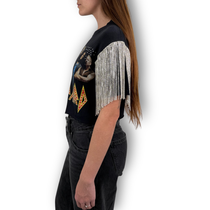 VINTAGE RHINESTONE DEF LEPPARD TSHIRT