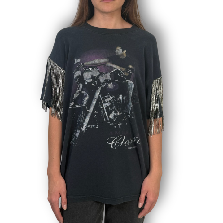 VINTAGE RHINESTONE ELVIS PRESLEY TSHIRT