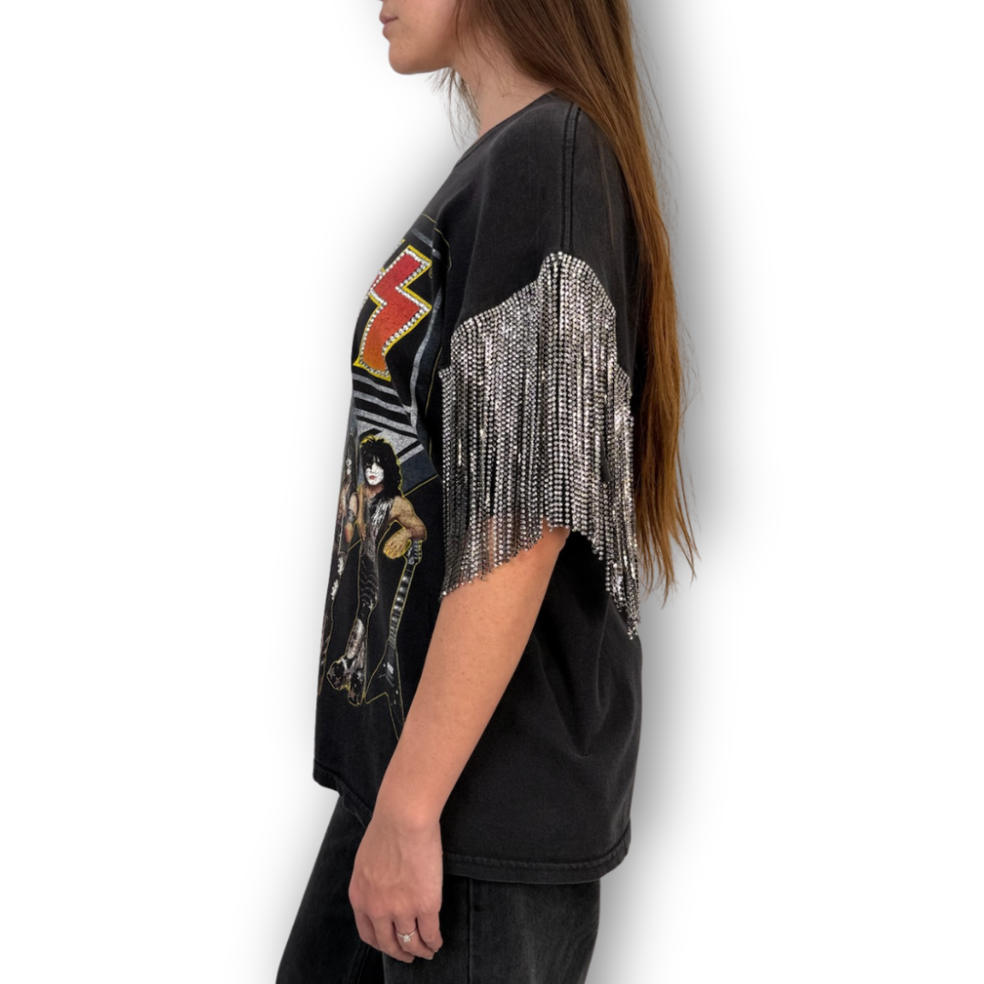VINTAGE RHINESTONE KISS TSHIRT