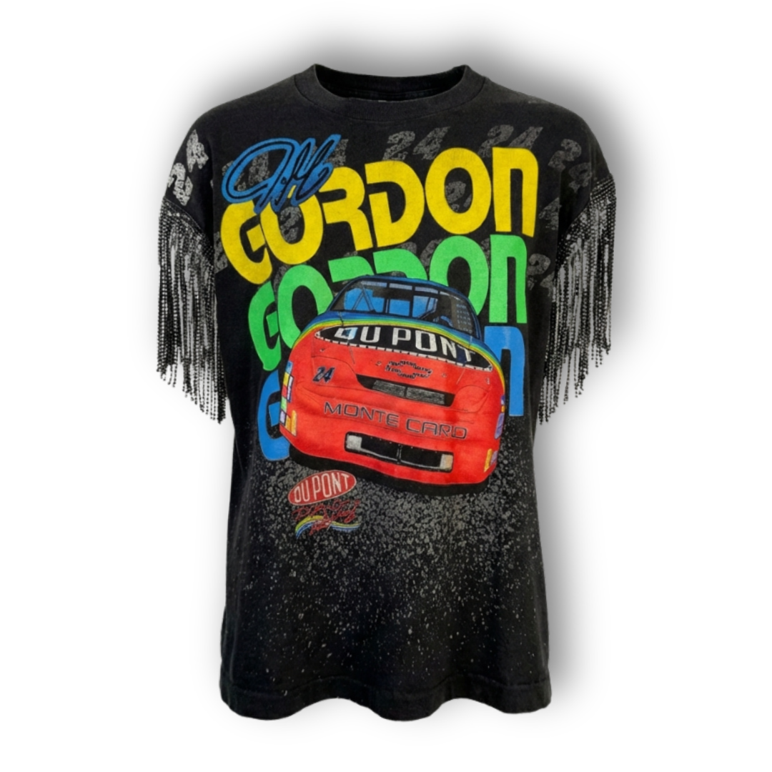 VINTAGE RHINESTONE RACING TSHIRT