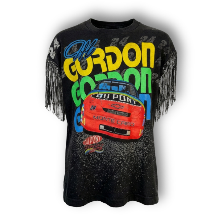 VINTAGE RHINESTONE RACING TSHIRT