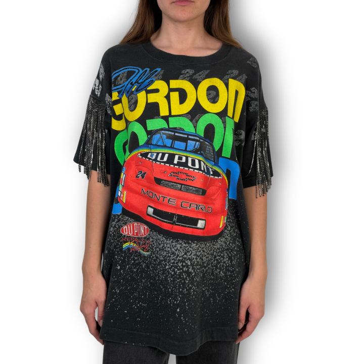 VINTAGE RHINESTONE RACING TSHIRT