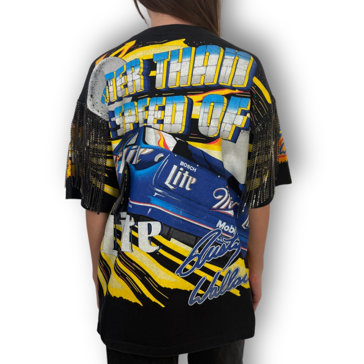 VINTAGE RHINESTONE RACING TSHIRT