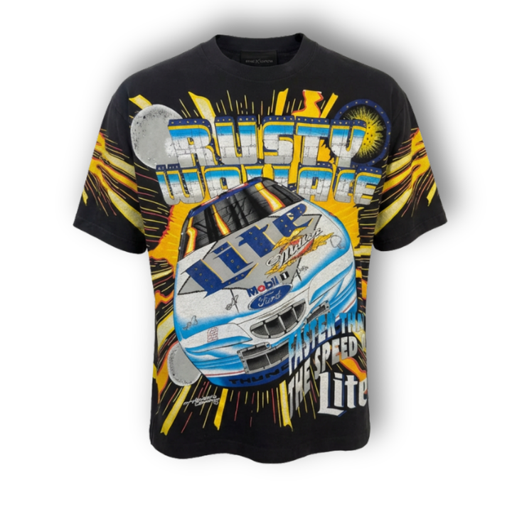 VINTAGE RHINESTONE RACING TSHIRT