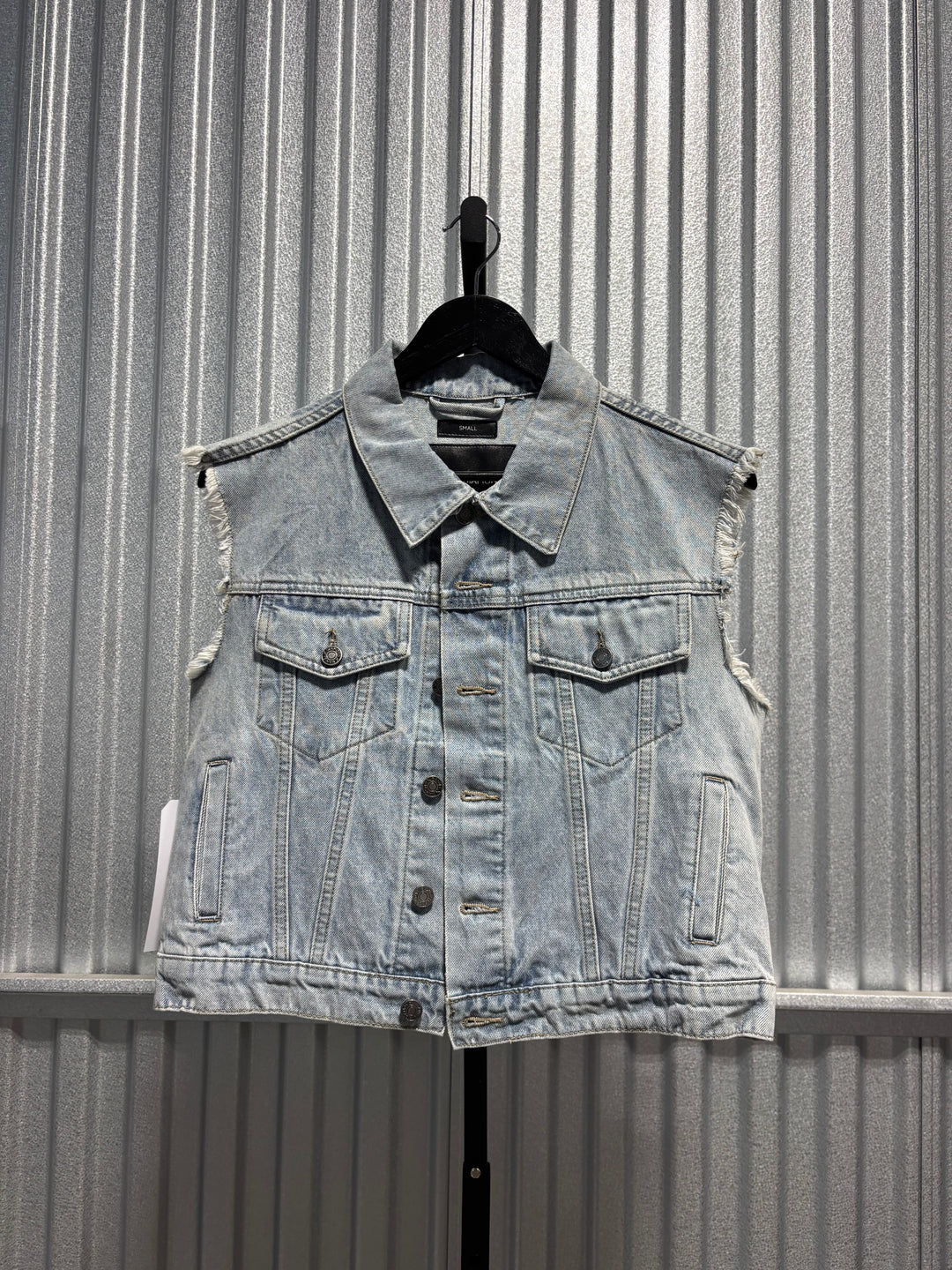 SAMPLE SALE VEST WITH PATCHES