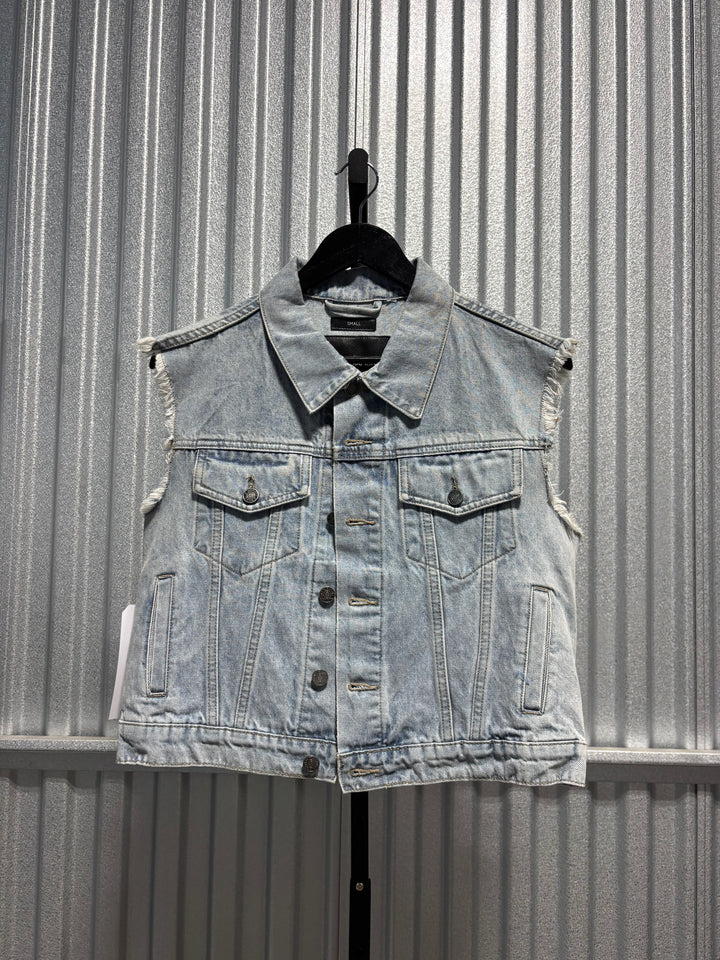 SAMPLE SALE VEST WITH PATCHES