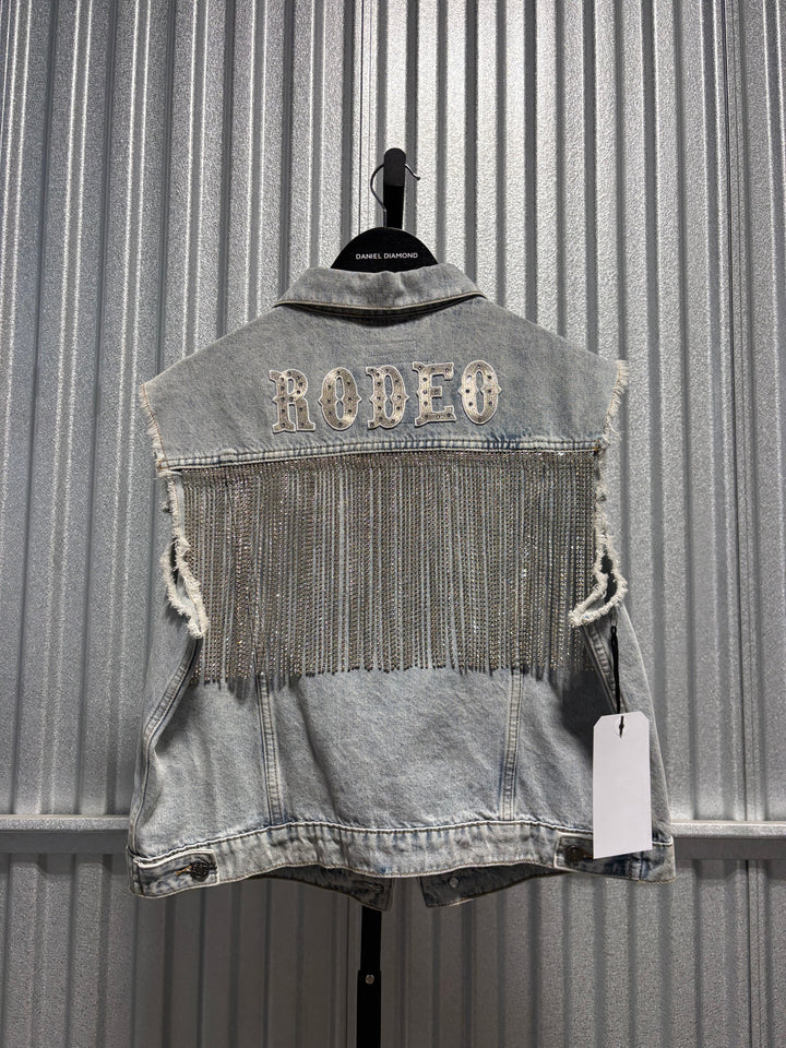 SAMPLE SALE VEST WITH PATCHES
