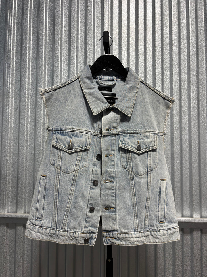 SAMPLE SALE VEST WITH PATCHES