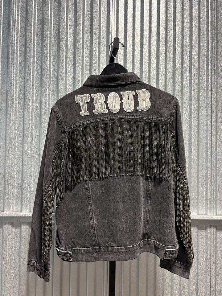 SAMPLE SALE JACKET WITH PATCHES