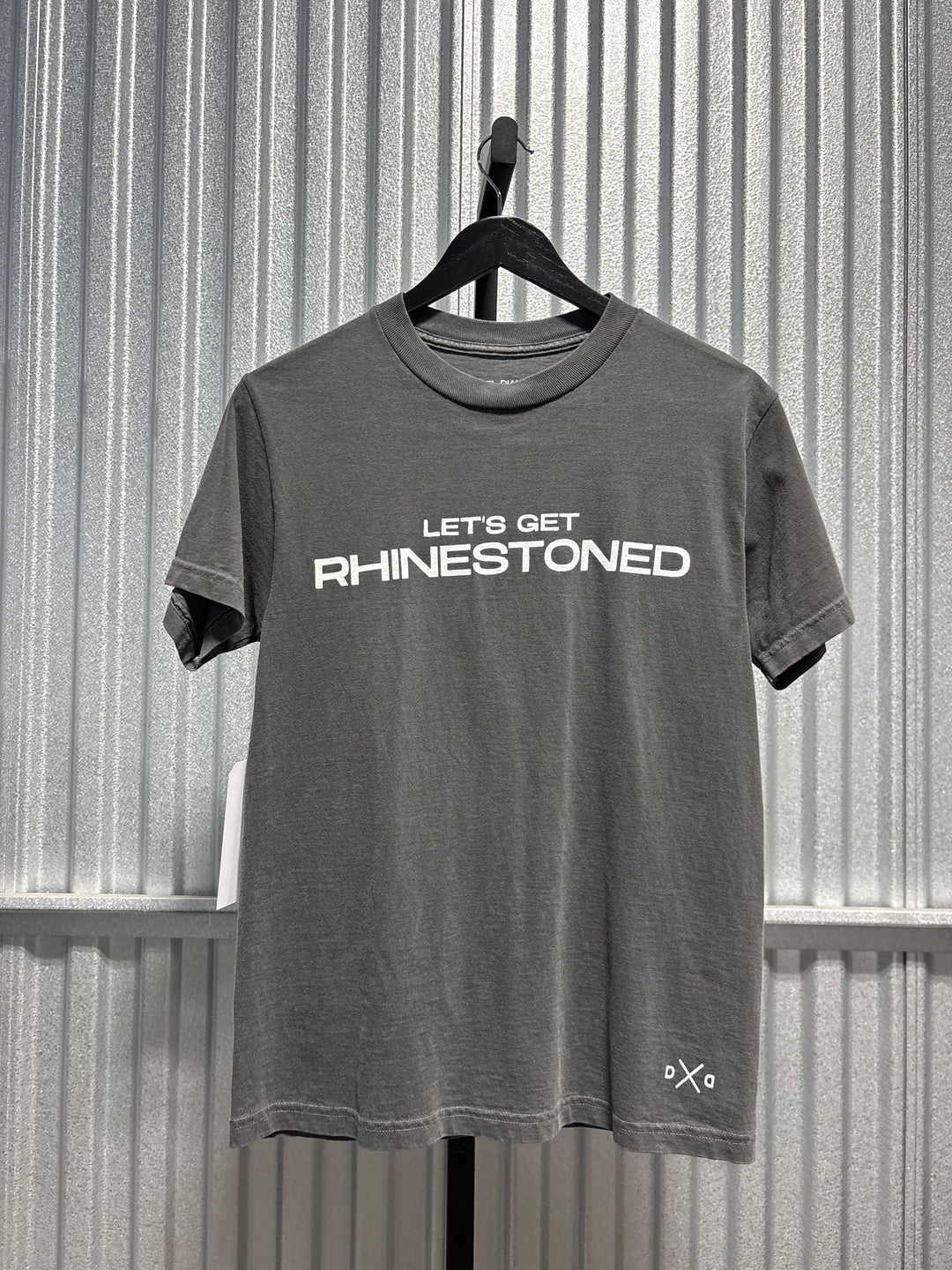 SAMPLE SALE LETS GET RHINESTONED TEE