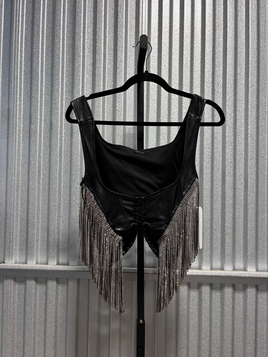 SAMPLE SALE RHINESTONE VINYL TOP