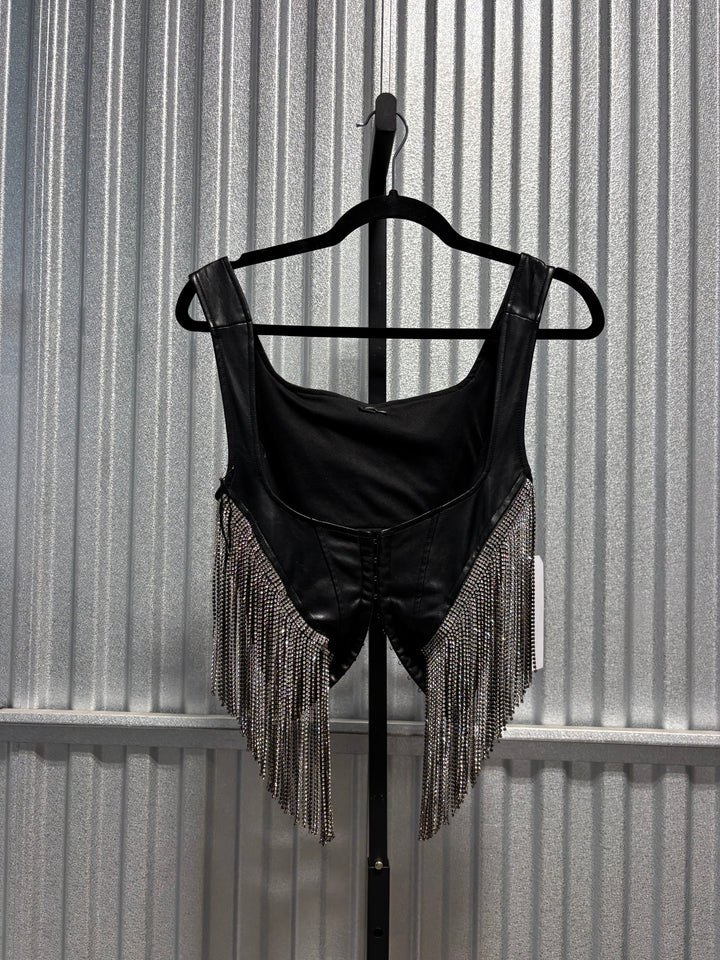 SAMPLE SALE RHINESTONE VINYL TOP