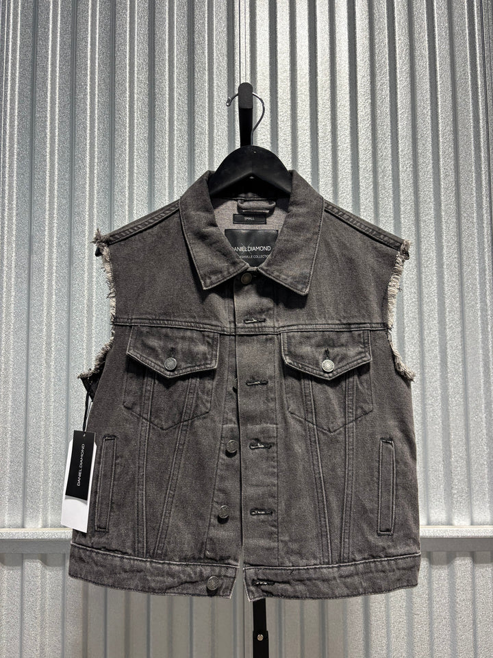 SAMPLE SALE VEST WITH PATCHES
