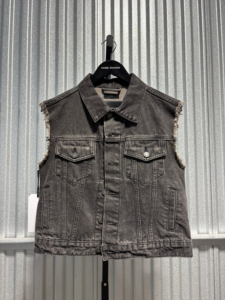 SAMPLE SALE VEST WITH PATCHES
