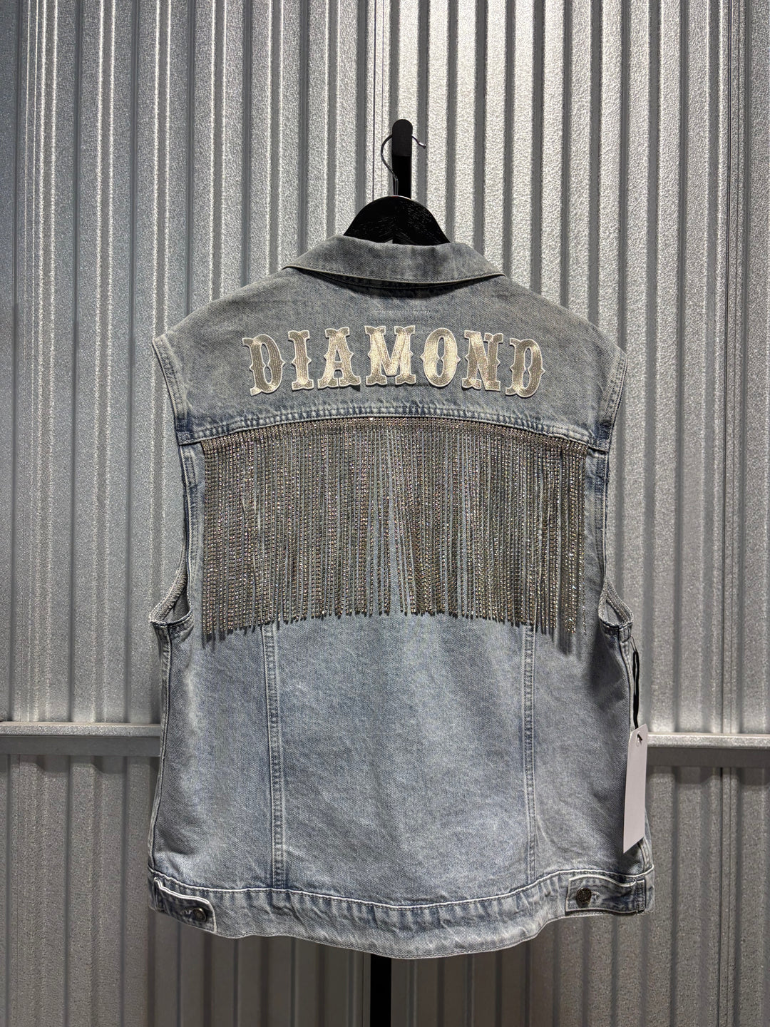 SAMPLE SALE VEST WITH PATCHES