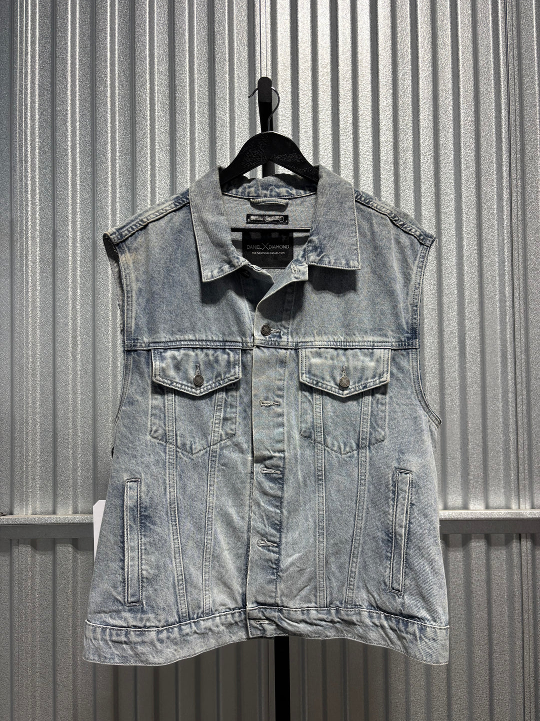 SAMPLE SALE VEST WITH PATCHES