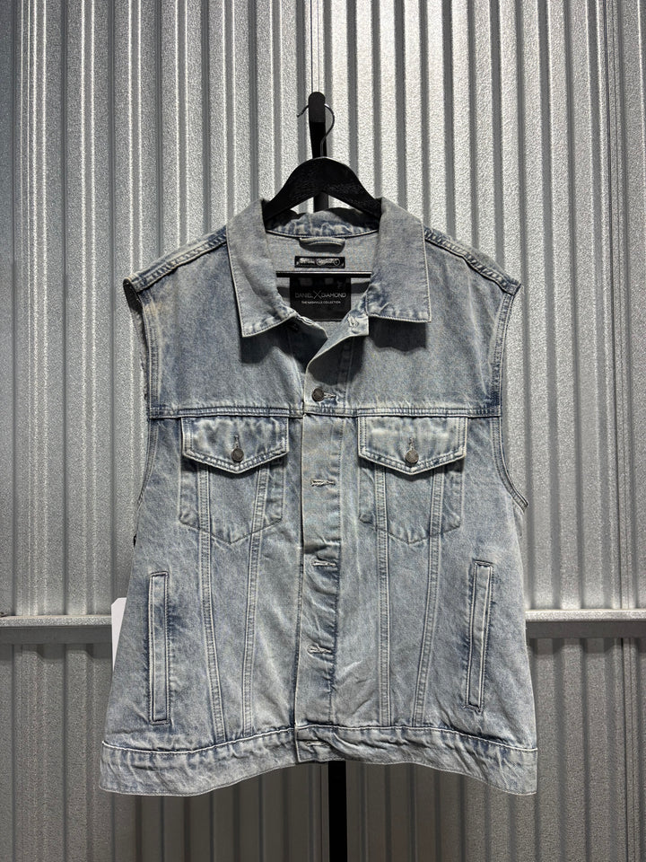 SAMPLE SALE VEST WITH PATCHES