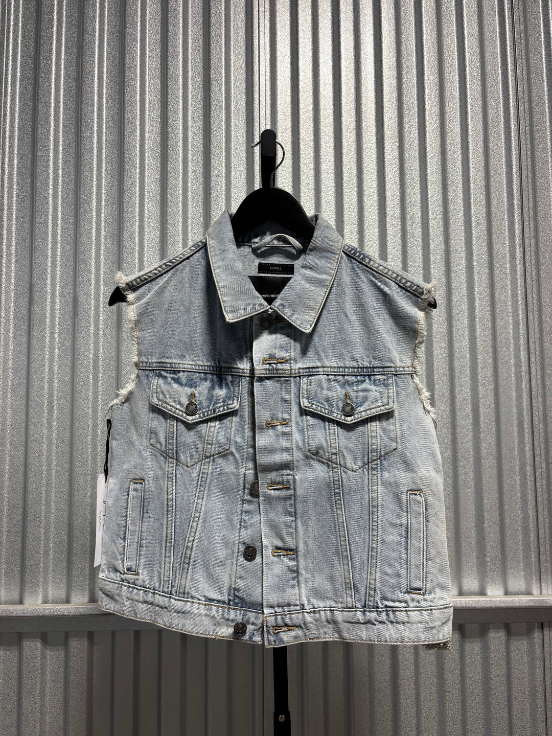 SAMPLE SALE VEST WITH PATCHES