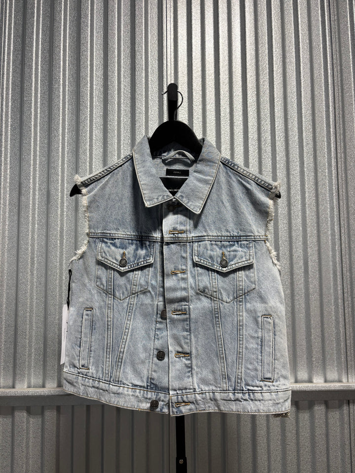 SAMPLE SALE VEST WITH PATCHES