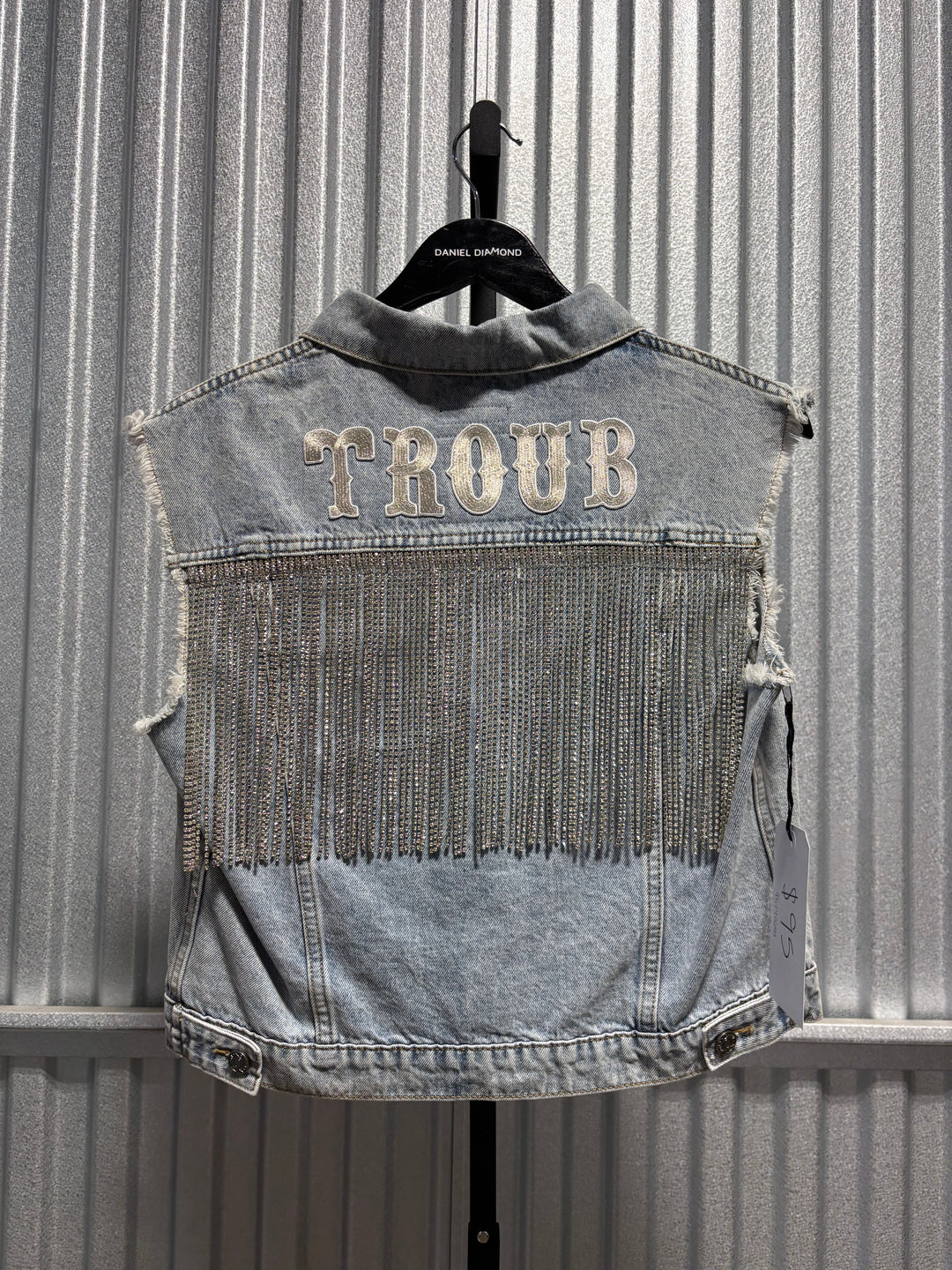 SAMPLE SALE VEST WITH PATCHES