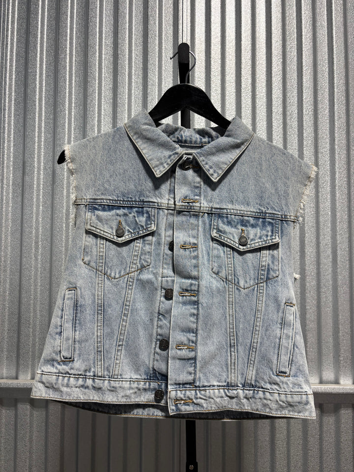 SAMPLE SALE VEST WITH PATCHES