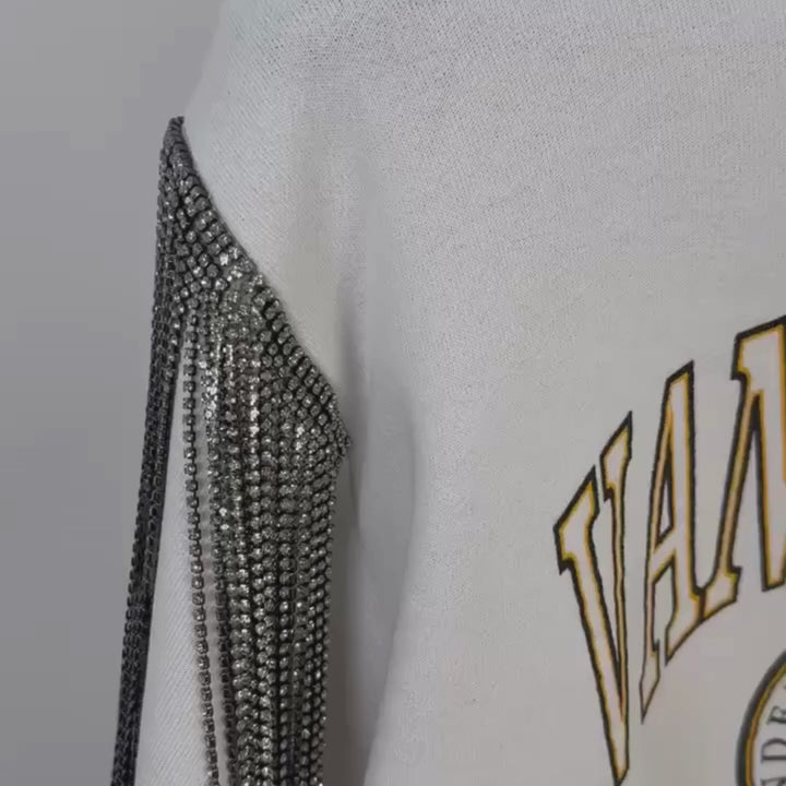 VINTAGE RHINESTONE VANDERBILT SWEATSHIRT