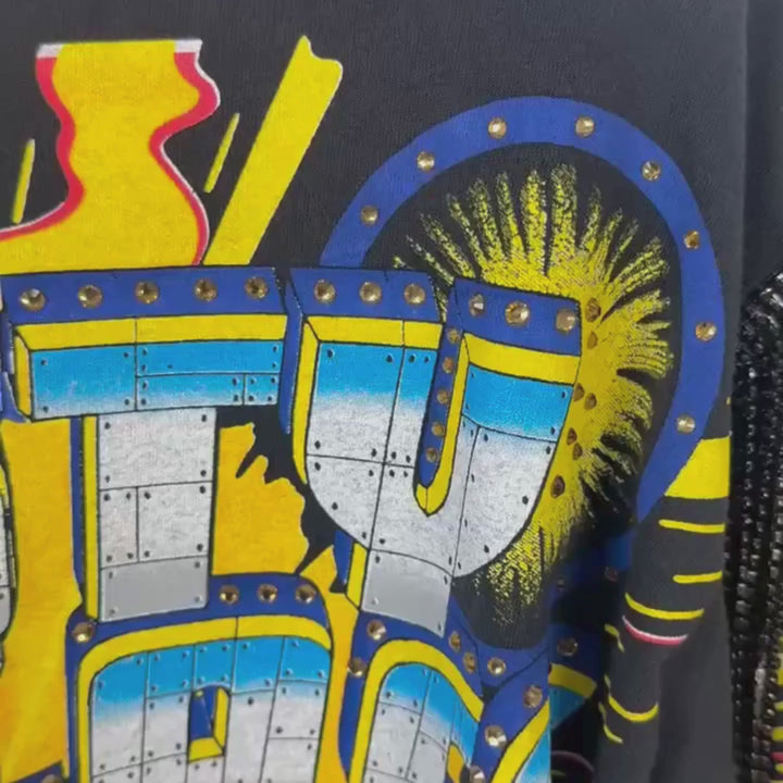 VINTAGE RHINESTONE RACING TSHIRT