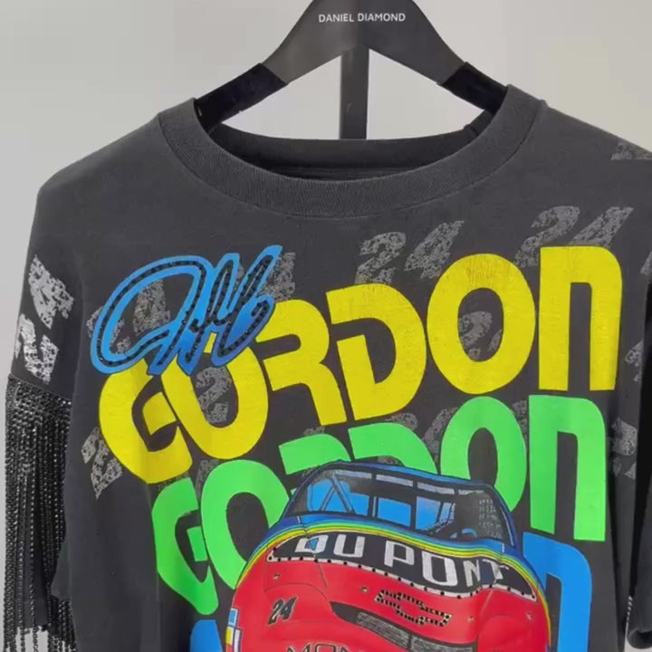 VINTAGE RHINESTONE RACING TSHIRT