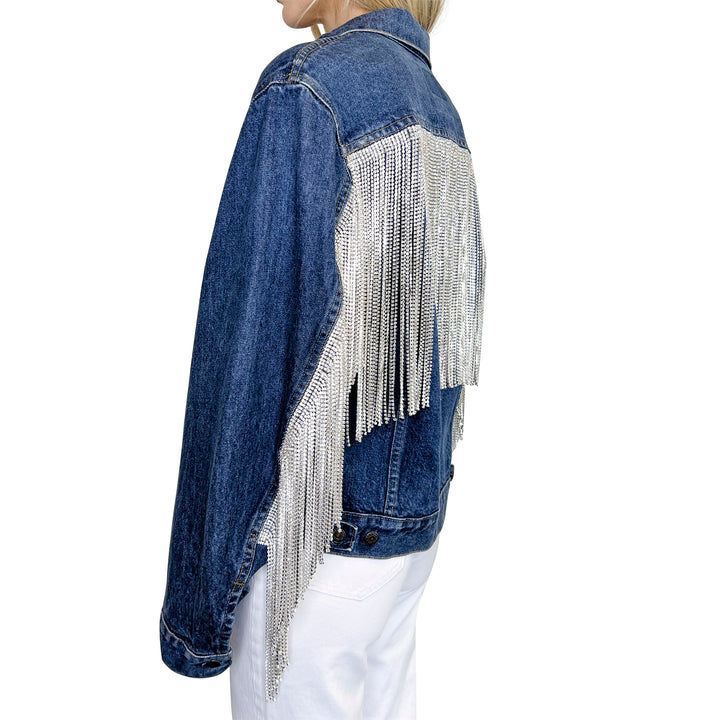 VINTAGE RHINESTONE FRINGE JACKET