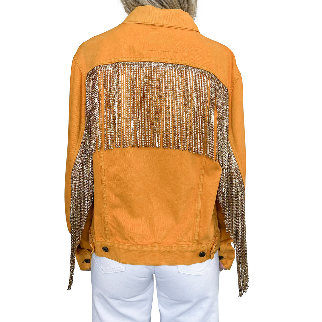 VINTAGE RHINESTONE FRINGE JACKET