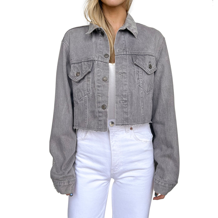 VINTAGE RHINESTONE FRINGE JACKET