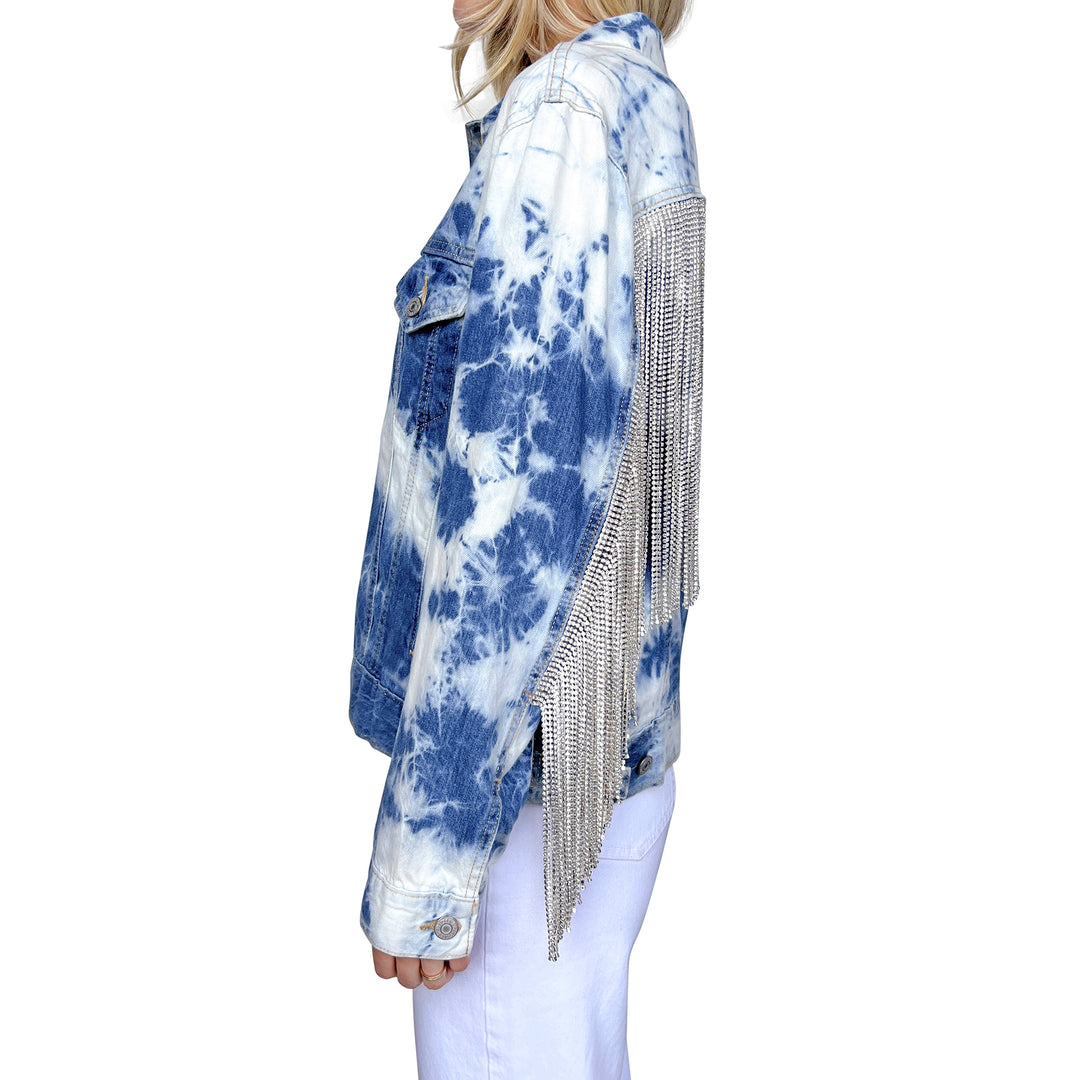 VINTAGE RHINESTONE FRINGE JACKET